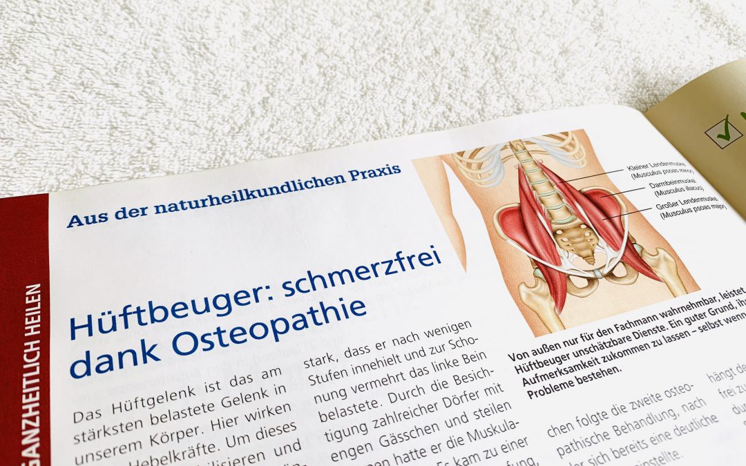 Hüftbeuger: schmerzfrei dank Osteopathie