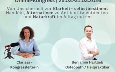 Als Speaker beim Online-Kongress „Von Antibiotika zur Naturkraft“
